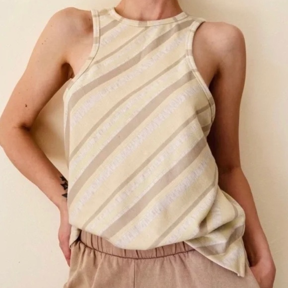 NEW $48 Free People Sidelines Tank Top Shirt Racerback XS or S Small - Picture 1 of 6